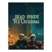 Dead Inside... But It’s Christmas Poster (Vorderseite)