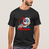 Dead Inside but it s freedom American Skull Indepe T-Shirt (Vorderseite)