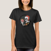 Dead Inside But Jolly AF, Funny Groovy Christmas S T-Shirt (Vorderseite)