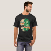 Dead Inside But Lucky Skull Patrick's Day Costume T-Shirt (Vorne ganz)
