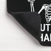 Dead Inside But Still Thankful - Skeleton Hallowee Mousepad (Ecke)