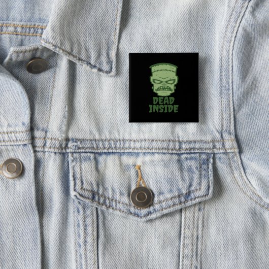 Dead Inside Frankenstein Monster Button (Beispiel)