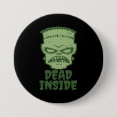 Dead Inside Frankenstein Monster Button (Vorderseite)