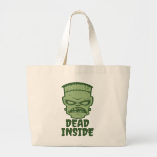 Dead Inside Frankenstein Monster Jumbo Stoffbeutel