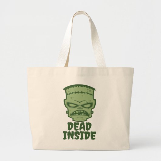 Dead Inside Frankenstein Monster Jumbo Stoffbeutel (Vorne)