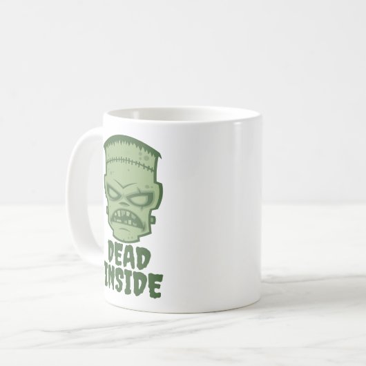 Dead Inside Frankenstein Monster Kaffeetasse (Vorderseite Links)
