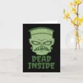 Dead Inside Frankenstein Monster Karte (Gelbe Blume)