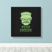 Dead Inside Frankenstein Monster Leinwanddruck (Insitu (Holzboden))