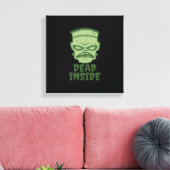 Dead Inside Frankenstein Monster Leinwanddruck (Insitu (Wohnzimmer))