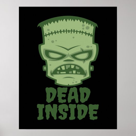 Dead Inside Frankenstein Monster Poster (Vorne)