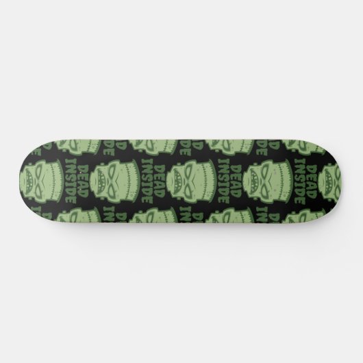 Dead Inside Frankenstein Monster Skateboard (Horizontal)