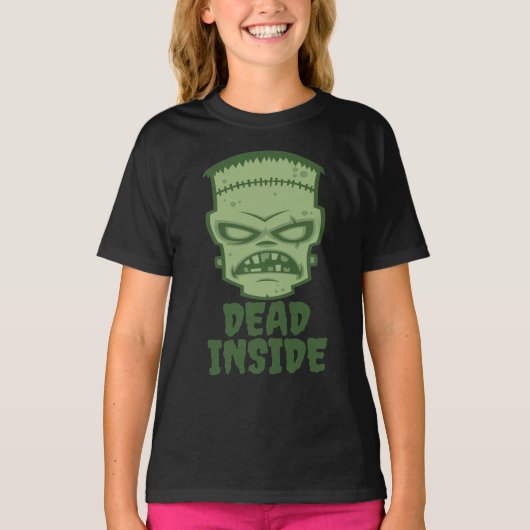 Dead Inside Frankenstein Monster T-Shirt (Vorderseite)