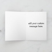 Dead Inside Skeleton Bunny Funny Easter Card Karte (Innenseite)