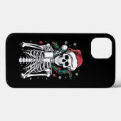 Dead Inside Skeleton Weihnachtskaffee Lover Gesche Case-Mate iPhone Hülle (Rückseite (Horizontal))