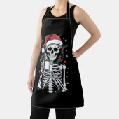 Dead Inside Skeleton Weihnachtskaffee Lover Gesche Schürze (InSitu)