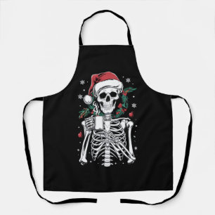 Dead Inside Skeleton Weihnachtskaffee Lover Gesche Schürze