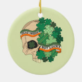 Dead Inside St Patrick s Keramik Ornament (Hinten)