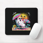 Dead Inside Tan Outdoor Funny Ghost Beach Art Mousepad (Mit Mouse)