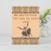 Dead Leaf Mantis Einladung (Stehend Vorderseite)