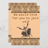 Dead Leaf Mantis Einladung (Vorne/Hinten)