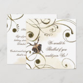 Dead Leaf Mantis Einladung (Vorne/Hinten)