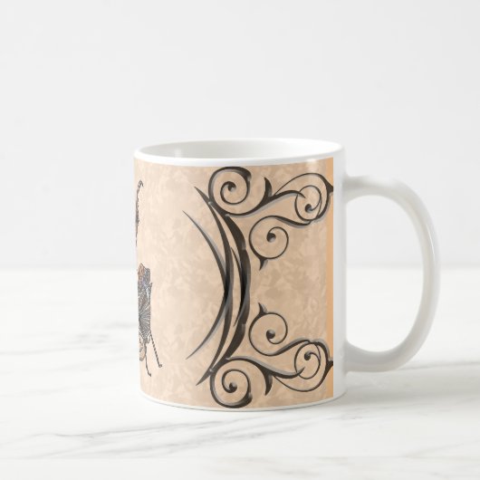 Dead Leaf Mantis Kaffeetasse (Rechts)