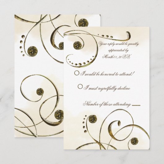 Dead Leaf Mantis UAWG RSVP Karte (Vorne/Hinten)