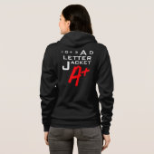 DEAD LETTER JACKET A+ HOODIE (Schwarz voll)
