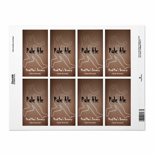 Dead Man Zuhause Made Beer Labels (Vorne)