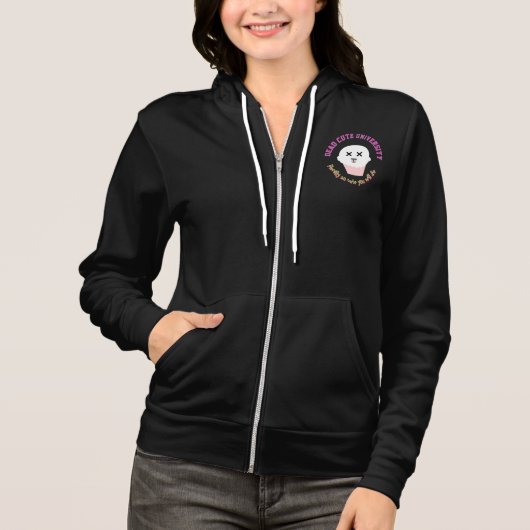 Dead Niedlich University Cupcake Jacket Hoodie (Vorderseite)