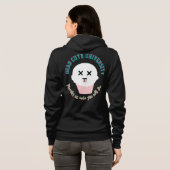 Dead Niedlich University Cupcake Jacket Hoodie (Schwarz voll)