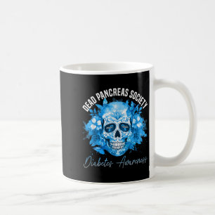 Dead Pankreas Society Diabetes Awareness Floral Su Kaffeetasse