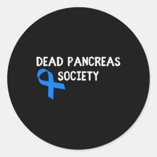 Dead Pankreas Society Diabetes Bewusstsein Spaß Di Runder Aufkleber