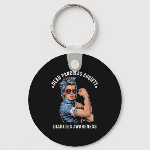Dead Pankreas Society Shirt Funny Diabetes Awarene Schlüsselanhänger