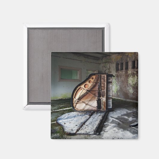 Dead Piano Magnet (Vorderseite/Rückseite)