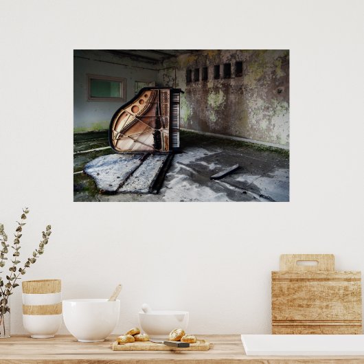 Dead Piano Poster (Küche)