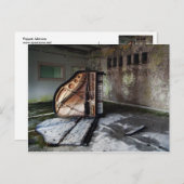 Dead Piano Postkarte (Vorne/Hinten)