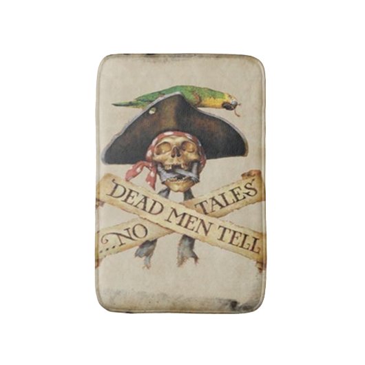 Dead Pirate Bath Mat Badematte (Vorderseite Vertikal)