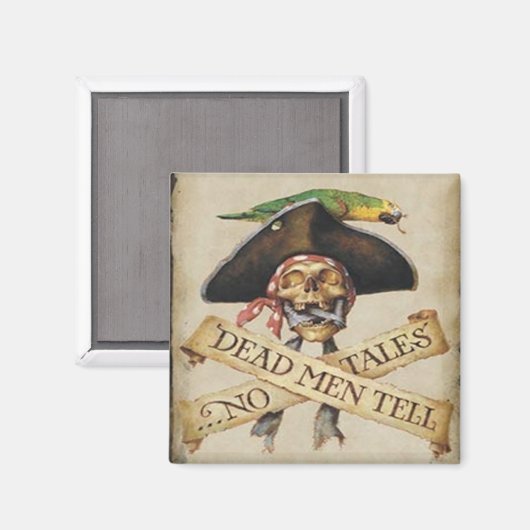 Dead Pirate Magnet (Vorderseite/Rückseite)