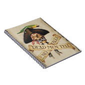 Dead Pirate Spiral Notebook Notizblock (Rechte Seite)