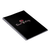 Dead Pretty Floral Skull Spiral Notebook Notizblock (Rechte Seite)