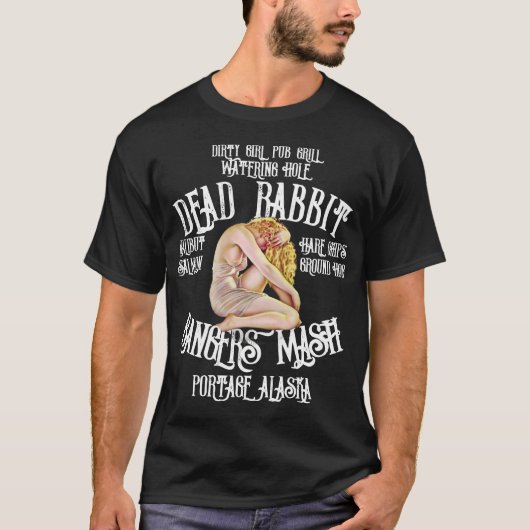DEAD RABBIT BANGERS MASH HARE PUB GRILL ALASKA T-Shirt (Vorderseite)