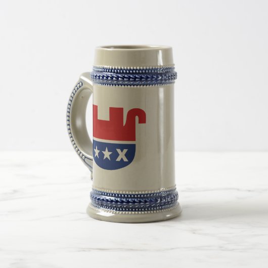 Dead Republikaner Elephant Bierglas (Vorderseite Links)