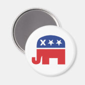 Dead Republikaner Elephant Magnet (Vorderseite/Rückseite)