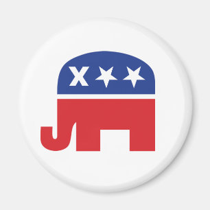 Dead Republikaner Elephant Magnet