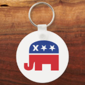 Dead Republikaner Elephant Schlüsselanhänger (Vorderseite)