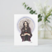 Dead Rose Vampire Postkarte (Stehend Vorderseite)