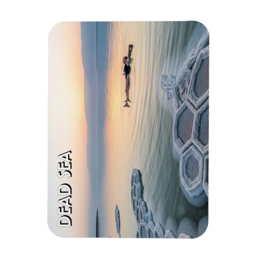 Dead Sea Jordan Travel Magnet (Vertikal)