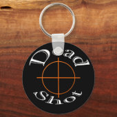 Dead Shot Black Schlüsselanhänger (Vorderseite)
