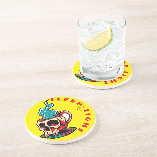 Dead Sleep - Bed Side Untersetzer (Seite)